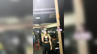 apink - Eunji at the gym