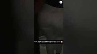 Big booty mom loves attention - Mom Son Snapchat