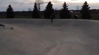 Mooning At Skate Park - Girl Butts