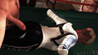 cassie Cage doing some type of Push Up and Butt-Rub Combination
