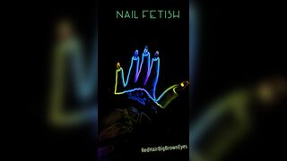 My nails in neon - Nail Fetish