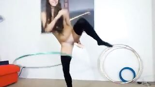 Amazing Hula Skills - Naked Girls Dancing