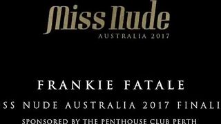 Frankie Fatale - Finalist at Miss Nude Australia 2017
