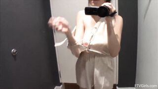 Lexi in a changing room