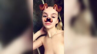 Sexy teen in shower