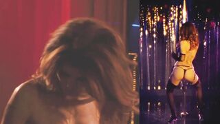 Marisa Tomei lap dancing and pole dancing topless