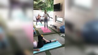 what really happens when your gal goes to yoga