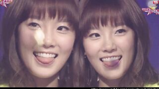 Korean Pop Music: TaeYeon tongue act