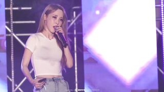 Korean Pop Music: Mamamoo - Moonbyul See-through White Shirt