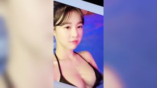Korean Pop Music: Crayon Pop Ellin Large juicy Bazoooms in Bikini