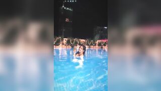 Korean Pop Music: MOMOLAND Nancy in the pool