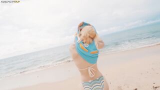 Dj.Soda - Taking off her jersey Flaunting her bikini & Korean Pride body in Bali, Indonesia 300118 - K-pop