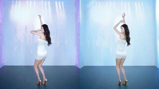 nana dancing in constricted dress