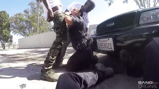 Kurwa Suka: Smutty Cop Sheena Ryder Receives Fucked By 3 Bbcs