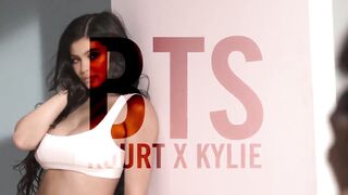 Behind the Scenes at the KOURT X KYLIE Collab Photo Shoot - Kylie Jenner