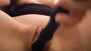 Labia: I personally love the way my lips wrap around my glass blue ally ;)