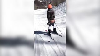 who wants to ski with me next time? Veronica Rodriguez