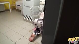 hilarious Stuck In The Washing Machine Twice