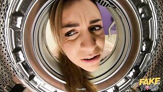 Dirty girls in clean clothes: Hilarious Stuck In The Washing Machine Twice