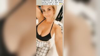 Lauren Pisciotta: Back need to be Tired from Carrying dem tiddies around