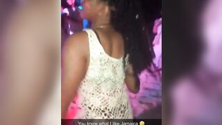 my ally Kelsey twerking in Jamaica