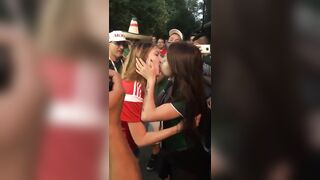 exciting the crowd - Lesbians