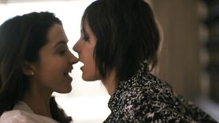 Ashley Gallegos and Katherine Moennig in "The L Word Generation Q" 2019