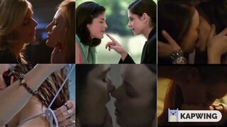 It seems the ideal Hollywood lesbian kiss lasts 25 seconds. From The Babysitter, Cruel Intentions, Black Swan, Wild Things, Disobedience, Jennifer's Body.