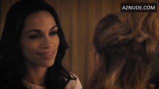 Lesbian Plot From Movies/Shows: Rosario Dawson and Yael Grobglas in Jane The Virgin