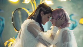 Lesbian Plot From Movies/Shows: Eiza Gonzalez and Emma Roberts *Short version*