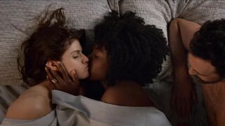 Alexandra Daddario and Kirby Howell-Baptiste in 'Why Women Kill' S01E02 - Lesbian Scenes