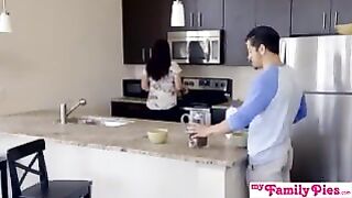 Gets Cock And Cum In Kitchen