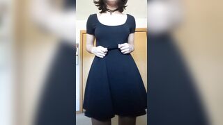 Flowy black dress - Lifted Skirts