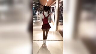 Schoolgirl stroll - Women Leaving