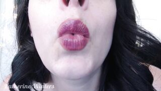 Just finished a fresh Lip Closeup and Worship movie! Come and have a fun lip and tongue play!