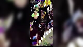 Sexy Blonde Mardi Gras Flash - Girls Flashing at Mardi Gras