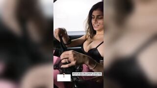 Mia Khalifa: In a car