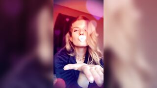 Blowing a quick kiss - Mia Melano