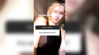 Mia Melano: Instagram story question: 
