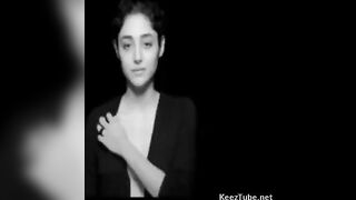 Midst Eastern Chicks: Golshifteh Farahani, Iranian actress has been banned from returning to her homeland after showing a boob slide in photo discharge for a protest.